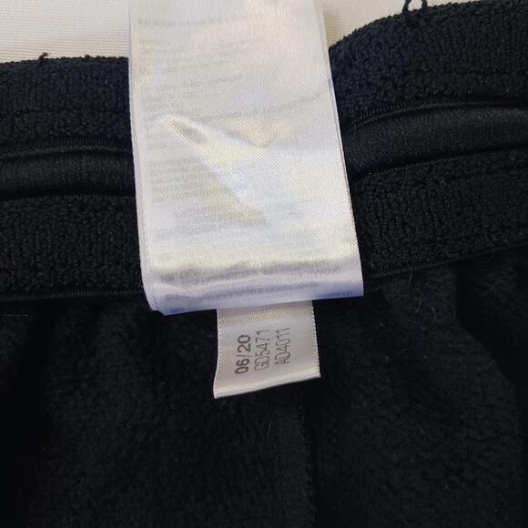 Adidas GD5471 Men's Black/White 3 Stripe Fleece Jogger Sweatpants Size L (30×30) - Picture 6 of 16